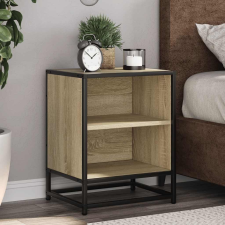 vidaXL éjjeliszekrény Sonoma tölgy 40x31x50 cm Gépi fa és fém bútor