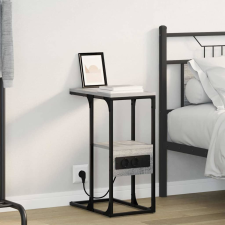 vidaXL Éjjeliszekrény Szürke sonoma 41.5 x 26 x 60.5 cm Faanyag bútor