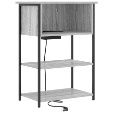 vidaXL Éjjeliszekrény Szürke sonoma 55 x 31 x 76 cm Faanyag (859503) bútor