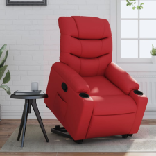 vidaXL elektromos bordó műbőr felállást segítő dönthető fotel bútor