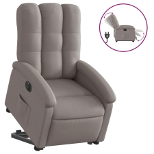 vidaXL elektromos felállást segítő tópszínű szövet dönthető fotel (3204124) bútor