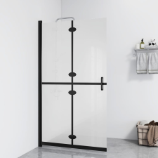 vidaXL ESG tejüveg összecsukható zuhanyfal 110 x 190 cm kád, zuhanykabin