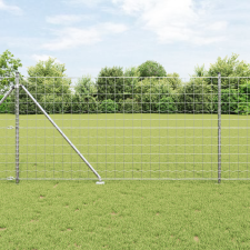 vidaXL Euro Kerítés 7 Célkötéllel 1x10 m Horganyzott Acél építőanyag
