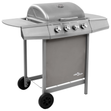 vidaXL ezüst gáz grillsütő 4 égővel grillsütő