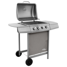 vidaXL ezüst gáz grillsütő 4 égővel (3053626) grillsütő