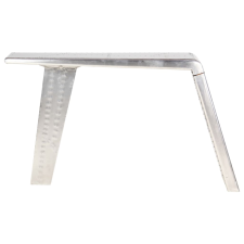 vidaXL ezüstszínű fém repülős asztal 112 x 50 x 76 cm (284414) íróasztal