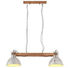 vidaXL ezüstszínű ipari függőlámpa 25 W 109 cm E27 (320525) világítás