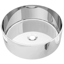vidaXL ezüstszínű kerámia mosdókagyló 40 x 15 cm (143499) szaniter