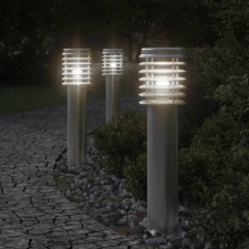 vidaXL ezüstszínű rozsdamentes acél kültéri állólámpa 60 cm kültéri világítás