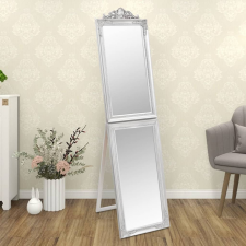 vidaXL ezüstszínű szabadon álló tükör 45x180 cm bútor