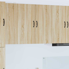 vidaXL Fali konyhaszekrény Sonoma tölgy 80 x 31 x 80 cm Faanyag bútor