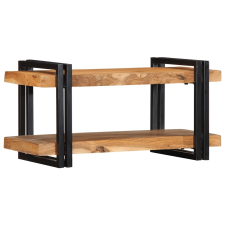 vidaXL fali polc 70x33x35 cm tömör fa akácfa bútor