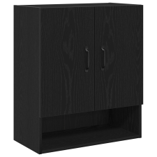 vidaXL Fali Szekrény Fekete Tölgy 60x30x70 cm Mérnöki Fa (862798) bútor