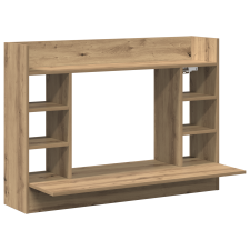 vidaXL Falra Szerelhető Asztal Mester Tölgy 105x48x75 cm Szerelt Fa (869193) íróasztal