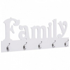 vidaXL FAMILY  feliratú fali fogas 74 x 29,5 cm bútor