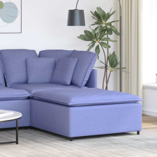 vidaXL farmerkék moduláris kanapé lábzsámoly modul 100x100x48 cm bútor