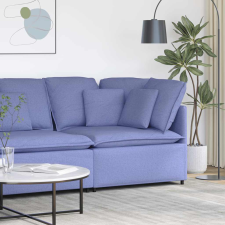 vidaXL farmerkék moduláris kanapé sarokmodul párnákkal 100 cm bútor