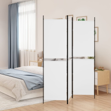 vidaXL fehér 3 paneles szövetparaván 150x180 cm bútor