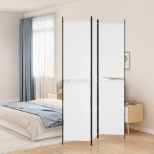 vidaXL fehér 3 paneles szövetparaván 150x220 cm bútor