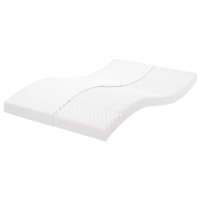 vidaXL fehér 7-zónás 20 ILD keménységű habmatrac 140 x 200 cm (356356) ágy és ágykellék