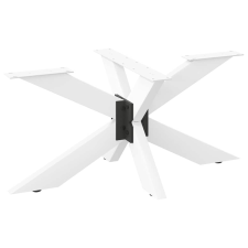 vidaXL fehér acél dohányzóasztal lábak pók alakú 98x58x(42-43) cm bútor