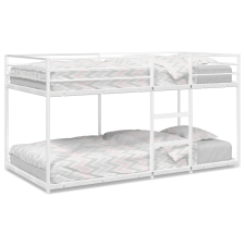 vidaXL fehér acél emeletes ágy matrac nélkül 100 x 200 cm (4019886) ágy és ágykellék