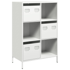 vidaXL fehér acél tálalószekrény 68 x 39 x 103,5 cm (851411) bútor