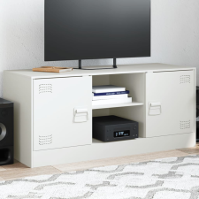 vidaXL fehér acél TV-szekrény 99 x 39 x 44 cm bútor