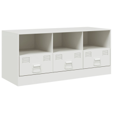 vidaXL fehér acél TV-szekrény 99 x 39 x 44 cm bútor