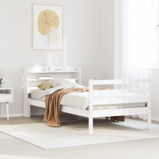 vidaXL fehér ágykeret fejtámlával matrac nélkül 90x190 cm ágy és ágykellék