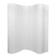 vidaXL Fehér bambusz paraván 250 x 165 cm bútor