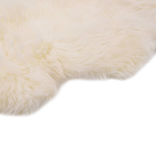 vidaXL fehér báránybőr szőnyeg 60 x 180 cm (283880) lakástextília