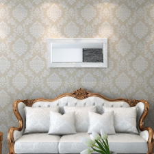vidaXL fehér barokk stílusú fali tükör 100 x 50 cm (243679) bútor