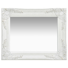 vidaXL fehér barokk stílusú fali tükör 50 x 40 cm bútor