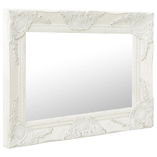 vidaXL fehér barokk stílusú fali tükör 50 x 40 cm (320308) bútor