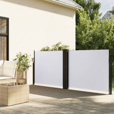 vidaXL fehér behúzható oldalsó napellenző 100 x 1000 cm kerti bútor