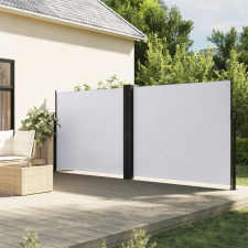 vidaXL fehér behúzható oldalsó napellenző 160 x 1200 cm kerti bútor