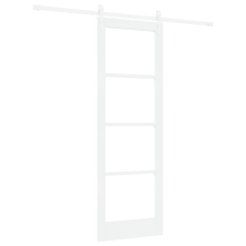 vidaXL Fehér Csúszó Ajtó Hardver Készlettel 73.5x211 cm Szilárd Fenyőfa (3332410) nyílászáró
