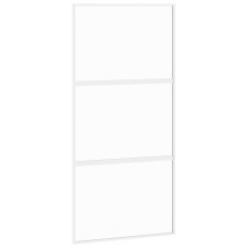 vidaXL fehér edzett üveg és alumínium tolóajtó 102,5 x 205 cm (155206) nyílászáró
