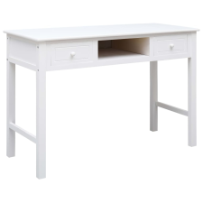 vidaXL fehér fa íróasztal 110 x 45 x 76 cm íróasztal