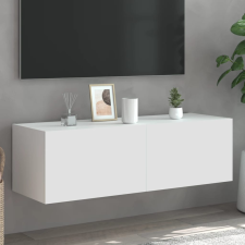 vidaXL fehér fali TV-szekrény LED-világítással 100 x 35 x 31 cm bútor