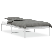 vidaXL fehér fém ágykeret 100x200 cm (373668) ágy és ágykellék