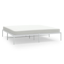 vidaXL fehér fém ágykeret 183 x 213 cm (350918) ágy és ágykellék