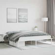 vidaXL fehér fém ágykeret 193 x 203 cm ágy és ágykellék