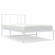 vidaXL fehér fém ágykeret fejtámlával 100x200 cm (352524) ágy és ágykellék