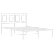 vidaXL fehér fém ágykeret fejtámlával 120x190 cm (374287) ágy és ágykellék