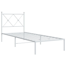 vidaXL fehér fém ágykeret fejtámlával 80x200 cm ágy és ágykellék