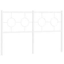 vidaXL fehér fém fejtámla 140 cm (376308) ágy és ágykellék