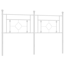 vidaXL fehér fém fejtámla 150 cm (374422) ágy és ágykellék