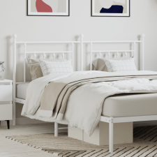 vidaXL fehér fém fejtámla 160 cm ágy és ágykellék